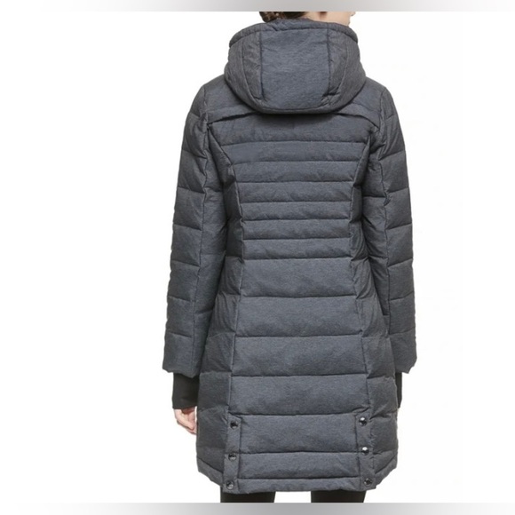 Orolay Women's Quilted Down Filled Mid Length Overcoat Darkgrey SZ XXL - Picture 2 of 10